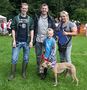 Best Child Handler Under Ten: Evan With Molly.