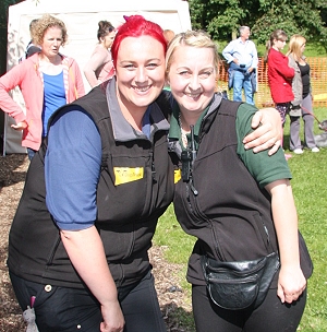 dedicated Staff Jane & Lisa After The Judging