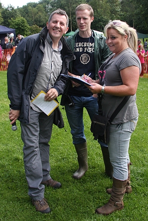 Radio Merseyside's Steve Coleman,Rutland House Vet Gerrard Tennyson And BarkBusters Nicki Platt